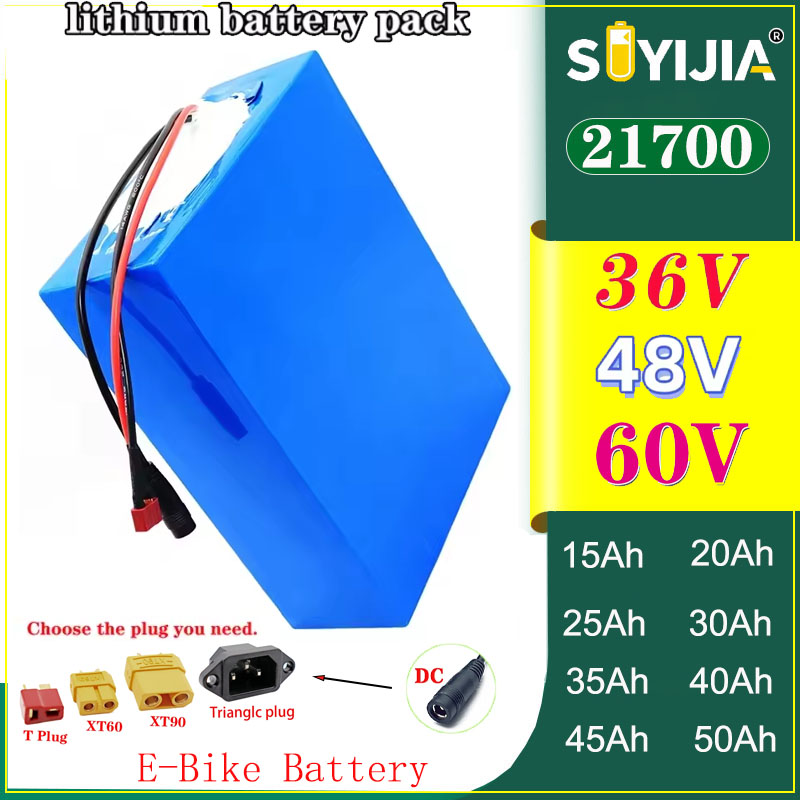 60V 30Ah 21700 Battery Pack - Bateria do roweru elektrycznego 36V 48V