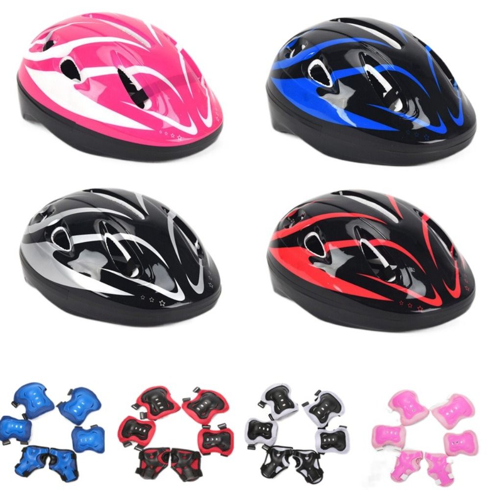 Scooter Helmet Set - Kask dziecięcy Ochraniacze na kolana Ochraniacze