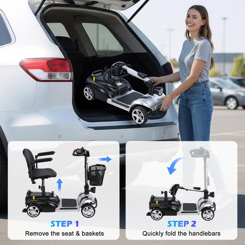 Skuter inwalidzki z oświetleni – Electric Scooter Charger recenzja i cena