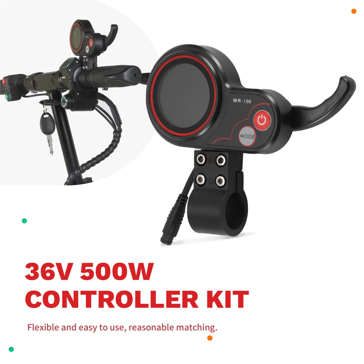 Sterownik A99X 36V 500W + Wyśw – Electric Scooter 500W recenzja i cena