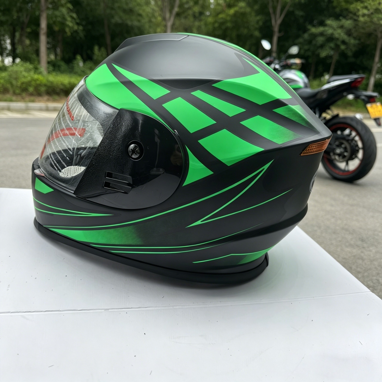Męski kask motocyklowy integra – Scooter Helmet Set recenzja i cena