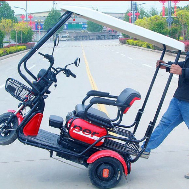 Zamknięta plandeka na motocykl – Electric Scooter Rain Cover recenzja i cena