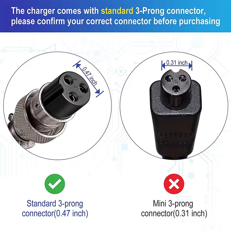 AC100-240V z wentylatorem 58.8 – Electric Scooter Charger recenzja i cena