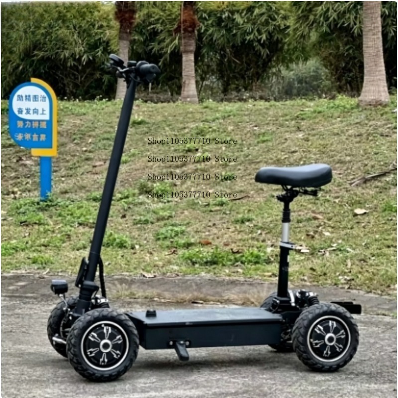 Elektryczny czterokołowy skute – Folding Electric Scooter recenzja i cena